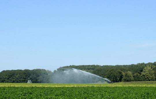 Watertoelating voor irrigatie